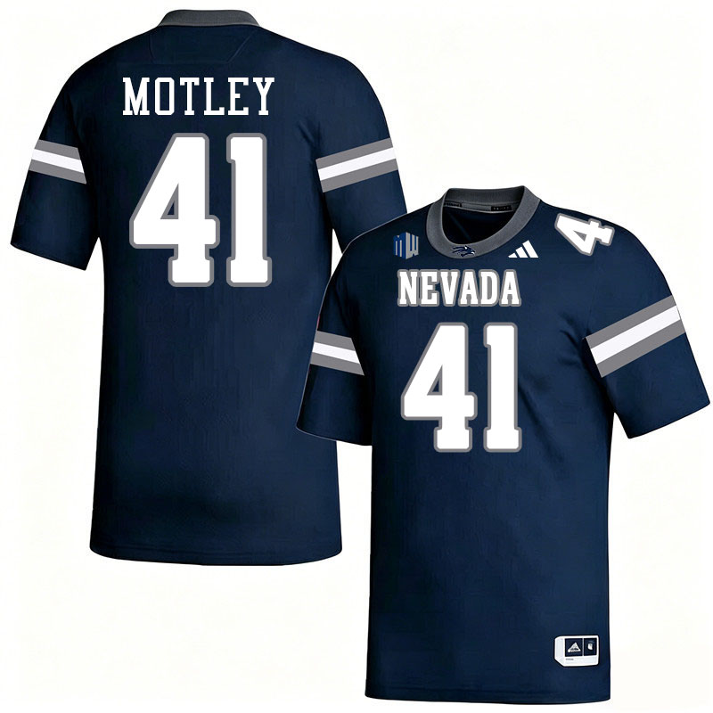 Nevada Wolf Pack #41 Marion Motley College Football Jerseys,Uniforms-Navy